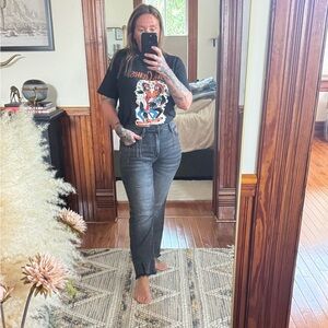 Risen Jeans with Rhinestone Pocket Detail